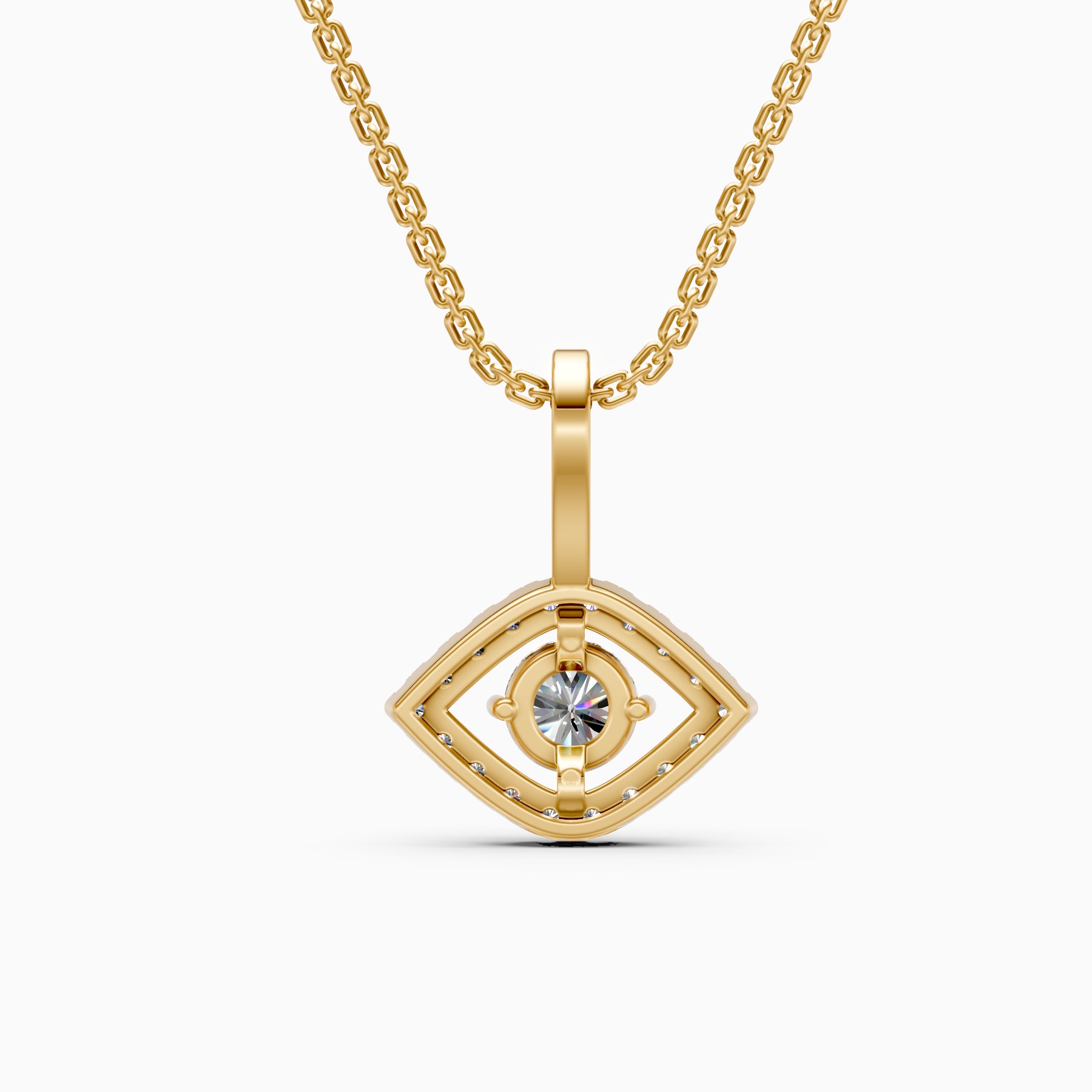 Twinkle Eye Lab Grown Diamond Pendant